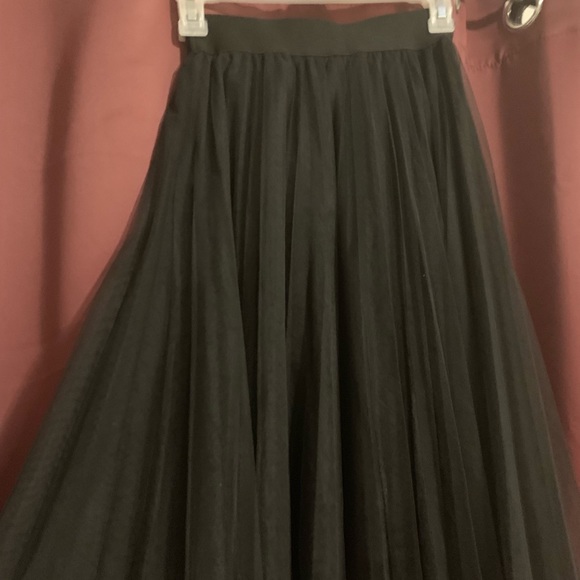 A black tule skirt. - Picture 2 of 4